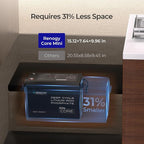Renogy 12V 300Ah Mini Size LiFePO4 Lithium Battery, 200A BMS for Ultimate Safety, Deep Cycle w/Remote Monitoring Compatibility, Backup Power for RVs, Cabins, Marine, home storage - Core Series