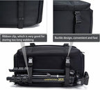 CADeN Camera Bag Case Shoulder Messenger Bag with Tripod Holder Compatible for Nikon, Canon, Sony, DSLR SLR Mirrorless Cameras Waterproof (Black, Large)