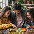 White Mountain Country Breakfast Puzzle 1000 Piece Vintage Jigsaw Puzzle for Adults and Families