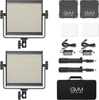 GVM RGB Video Lighting, Bi-Color Led Video Light Kit with APP Control, 2 Packs 850D Photography Lighting Kit CRI 97+ for Web Conference, YouTube, Gaming, Zoom, Aluminum Alloy Shell