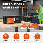 Litime 12V 200Ah Plus Lithium LiFePO4 Battery, Built-in 200A BMS, 4000+ Deep Cycles, Max 2560W Power Output, FCC&UL Certificates, 10-Year Lifetime, Perfect for RV, Solar, Marine, Off-Grid, etc.