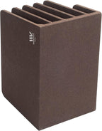 MobileVision Multi Device Stand & Organizer for Smartphones, Tablets and Laptops, Executive Dark Brown, 5 Slots