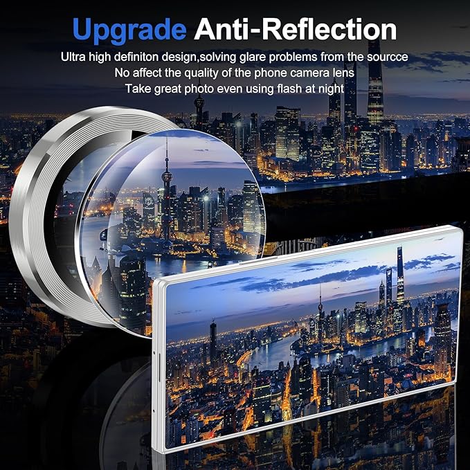 for Samsung Galaxy Z Fold 7 Camera Lens Protector, Individual Metal Ring Tempered Glass Lens Cover, [Strong Adsorption] Scratch Resistant Ultra-Thin HD Clear Lens Cover, 1 Set-Gray