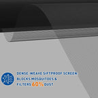 MAGZO Window Screen Replacement Mesh Roll, 37.4in × 16.4ft Upgraded Density 48x48 Mesh 0.12mm WD High Definition Siftproof Screen for Porch Doors Repair Kit, Ideal for Patio, Sliding Doors