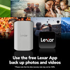 Lexar 1TB ES5 Magnetic External SSD, Up to 2000MB/s, Compatible w/MagSafe, USB-C Smartphones, iPhone 15/16 or Above, PC, Mac, Supports Apple ProRes & Samsung Pro Video, Silver (LES5XXX001T-RNWNU)