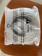 TooTaci 3/16" Stainless Steel Cable, 100ft Wire Rope with Aluminum Crimping Sleeve&Thimbles, 7x19 Strands, 3700lbs Breaking Strength Heavy Duty Aircraft Cable for Zipline, Deck Railing, Shade Sail