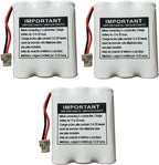 JGD BT-905 BT-800 BBTY0663001 Battery Compatible with Uniden BT905 BT800 BT-1006 BP-905 BBTY-0444001 BBTY-0449001 Panasonic P-P501 P-P508 AT&T 200 24032 Cordless Telephones (3-Pack)