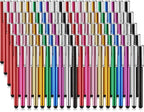 Outus 100 Pieces Stylus Pen Slim Touch Screen Stylus Universal Capacitive Digital Pen Compatible with iPad, iPhone, Samsung, Tablet, Most Devices with Capacitive Touch Screen, 10 Colors