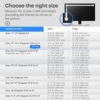 VINTEZ Blue Light Screen Protector for 20, 21.5, 21.6, 22 Inch Computer Monitor and Laptop – Anti-UV Blue Light Blocking Film for Desktop PC, Eye Protection Filter, 19.3" x 12.5", 1 Pack