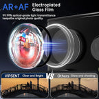 For Samsung Galaxy S23 Ultra Camera Lens Protector, Individual Lens Protector, Ultra HD 9H Tempered Glass Screen Protective Cover, Anti-scratch, Military Grade Drop Protection 2 Set. (Clear, S23 Ultra)