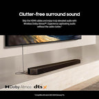 Samsung Q800D 5.1.2ch Soundbar w/Wireless Dolby Atmos Audio, Q-Symphony, SpaceFit Sound Pro, Adaptive Sound, Game Mode Pro with Alexa Built-in, HW-Q800D/ZA