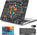 Mektron Case for MacBook Pro 16" M4 A3403 A3186 M3 A2991 M2 A2780 M1 A2485 (2021/2023/2024) Pro/Max with Touch ID, Hard Shell Plastic Laptop Cover Keyboard Cover Screen Protector, Black