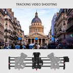 GVM Carbon Fiber Motorized Camera Slider - 31"/80CM with Remote Control, Supports Time-Lapse Photography, Video Mode, Tracking Shooting for Most Cameras