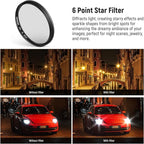 NEEWER Clip On 67mm Phone ND Filter Kit, Upgraded Lens Clip Cold Shoe Mount/Locking Knob, CPL/ND32/6 Point Star/4 Graduated Color Filter Compatible with iPhone 16 15 Pro Max Plus 14 13 Samsung S23 S24