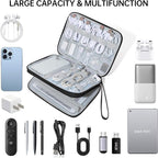 CILLA Electronics Organizer Travel, Travel Cord Organizer Case, Compact Electronics Accessories Bag for Cable, Cord, Charger, Phone
