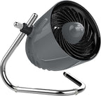 Vornado Pivot Personal Air Circulator Fan, 6-inch, Quiet Portable Travel Fan, 3 Speeds, Storm Gray