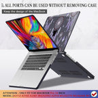 CISSOOK Compatible with MacBook Pro 14 inch 2024 2023 2022 2021 Release M4 M3 M2 M1 Chip A3112 A3185 A3401 A2918 A2992 A2779 A2442 Model, Hard Shell Case with Keyboard Cover&Screen Protector, Pink Bow