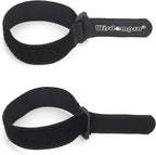 12 Pack 1 x 12 Inches Hook and Loop Reusable Fastening Cable Tie Down Straps by Wisdompro - Reusable, Durable Functional Ties to Keep Your Home, Office, Workspace from Tangled Messes of Cords