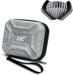 JJC Durable Lens Filter Pouch Case for 10 Circular Filters Up to 95mm 82mm, Dustproof & Water-Resistant Camera Lens Filter Storage Wallet for ND UV CPL Filter