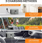 Enginstar Portable Power Station,Outdoor 99Wh LiFePO4 Battery,Solar Generator 100W Two-Way Fast Charging,Power bank for Camping, Traveling, Party and Emergencies