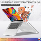 CISSOOK Compatible with MacBook Pro 14 inch 2025 2024-2021 Release M4 M3 M2 M1 Chip A3112 A3185 A3401 A2918 A2992 A2779 A2442 Hard Shell Case with Keyboard Cover Screen Protector, Vintage Flowers