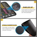 Mouse Pad for Excel/Word/PowerPoint/Windows Shortcuts – Small Excel Cheat Sheet Desk Pad – 11.8"x9.8" Portable Computer Mousepad – Gaming, Office, Waterproof, Non-Slip, Stitched Edges