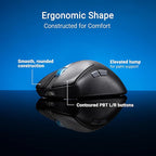 ASUS ROG Keris II Ace Wireless Gaming Mouse – Right-Handed Ergonomic, 54g, Tri-Mode Connectivity, 42K DPI, up to 107Hr Battery, PC/Mac Support - Black