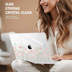 for MacBook Pro 16 inch Case 2019 2020 Release Model A2141, Plastic Hard Shell Cover with Keyboard Cover & Screen Protector for MacBook Pro 16 inch with Touch Bar & Touch ID, Floral C322