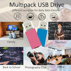 8GB FAT32 USB Flash Drive 20 Pack Nicepicten Bulk USB 2.0 Thumb Drives 20Pack Metal Jump Zip Drive Memory Stick Pendrive Memoria USB 8 GB with 20PCS Lanyard Label - Mixcolor 20 X 8GB Flash Drives