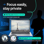 VINTEZ [2 Pack] 14 Inch 16:9 Privacy Screen for Computer Monitor and Laptop - Anti Glare Protector Film Blue Light Filter Eye Protection - Computer Screen Privacy Shield