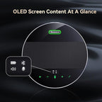 Tenveo MagiCall Conference Speaker with Microphone, Bluetooth/Wireless/USB omnidirectional Speakerphone Noise Cancelling Conference Call 360 Pickup for 10~15 People Online Meeting