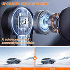 71" Tripod for iPhone with Light, Auto Face Tracking Selfie Stick Tripod, Upgrade Strong Gimbal Stabilizer 360 Rotation with Remote for Content Creator Vlog Live Streaming Video Record Tiktok YouTube