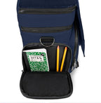 ENHANCE Travel Bag for DND Collector's Edition, Bag Compatible with Dungeons and Dragons, Battle Mat Holder, Dice Pockets and Accessories, Carry 4-8 Books (Blue Dragon)