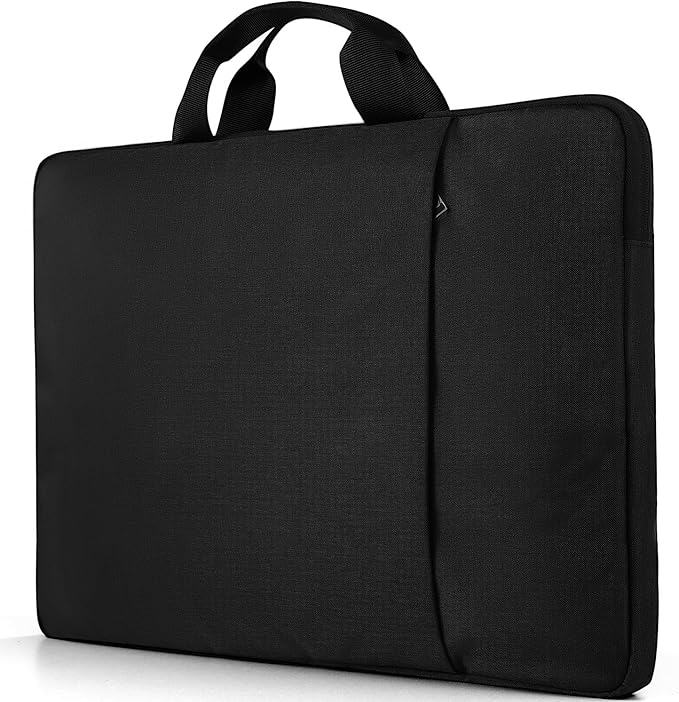 EVICIV Laptop Sleeve Case 19 inch, 360° Protective Handbags Portable Computer Cover Bag with Pocket Zipper for 17-19 inch Monitor Laptop HP Dell Lenovo Surface Notebook PC Books (Black)