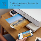 HP Envy 6155e Wireless All-in-One Color Inkjet Printer, Print, scan, Copy, Duplex Printing Best-for-Home, 3 month Instant Ink trial included (714L5A)