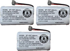 JustGreatDealz Battery BT-1007 BT1007 BT904 BT-904 BT1015 BT-1015 BBTY0651101 BBTY0460001 BBTY0510001 BBTY0624001 BBTY0700001 HHR-P506 HHR-P506A Compatible with Uniden Telephones (3-Pack)