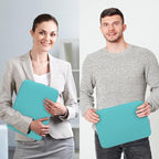 RAINYEAR Laptop Sleeve Case Compatible with 13.3 Inch Notebook Computer Tablet Chromebook 14" MacBook Pro M1 M2 M3 M4 Pro/Max Soft Cover Protective Case Zipper Carrying Bag (Blue, Upgraded Version)