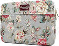 Canvaslove Grey Rose Laptop Sleeve Case Bag with Pocket for MacBook Air 13 inch,iPad Pro 13 inch and 13.3 inch-13.5 inch Laptops