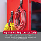 VELCRO Brand Magnetic Straps – Reusable Cord, Hose & Tool Organizer for Metal Surfaces, Stocking Stuffers for Men - EASY HANG Garage, Workshop, RV Storage - Medium 16in x 1in