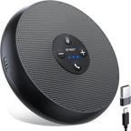 EMEET USB Speakerphone, M1A Zoom Certified AI Mics 360°Voice Pickup USB Type C-A Plug&Play Computer Speakers with Microphone, Fast Mute Noise Reduction Echo Cancellation for 5-8 People for Zoom Teams
