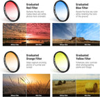 NEEWER Clip On 67mm Phone ND Filter Kit, Upgraded Lens Clip Cold Shoe Mount/Locking Knob, CPL/ND32/6 Point Star/4 Graduated Color Filter Compatible with iPhone 16 15 Pro Max Plus 14 13 Samsung S23 S24