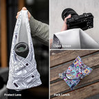PGYTECH Protective Wrap, Anti-scratch Lens Camera Wrap, Lens protector, Magic Self-Adhesive Cloth Protective Camera Wrapper for DSLR/Camera Lens/Phone/Accessories