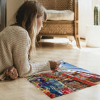 QUOKKA 1000 Pieces Puzzle for Adults and Up - Jigsaw Puzzles for Men and Women - Bazaar Activity for Kids Ages 8-12 and Up - Colourful Game Toy for Family