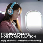 ARTIX CL750 USB C Wired Headphones with Mic & Volume Control Noise Isolating for iPhone 15-16, Samsung Computer Earphones Wired, On-Ear with Wire, Plug in and Play
