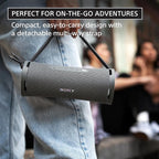 Sony ULT Field 1 Waterproof Portable Bluetooth Speaker, Enhanced Bass, 12h Battery, IP67 Rated Dustproof Shockproof Rustproof, Detachable Strap SRSULT10H, Forest Gray