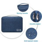 CILLA Electronics Organizer Travel, Travel Cord Organizer Case, Compact Electronics Accessories Bag for Cable, Cord, Charger, Phone