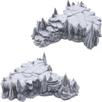 EnderToys Raised Caverns by Printable Scenery, 3D Printed Tabletop RPG Scenery and Wargame Terrain 28mm Miniatures