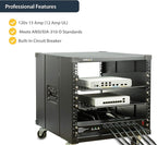 StarTech.com 16 Outlet Horizontal 1U Rack Mount PDU Power Strip for Network Server Racks - Surge Protection - 120V/15A - 6ft Power Cord (RKPW161915)