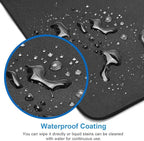 Cute Jumping Turtle Animal Mouse Mat, Square Waterproof Non Slip Rubber Base Mouse Pad for Office Laptop, 9.5"x7.9"x0.12" Inch