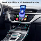 Elebase USB C Car Charger Cable 3 Pack 1.5/3.3/6.6FT,USBC Charging Cord for iPhone 15 16 Max Samsung Galaxy S8 S9 S20 S21 S22 S23 S24 Note 10 20,Moto Play Power G Pro Fast Stylus,Motorola Edge One 5G